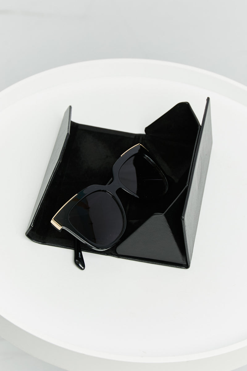 Metal Frame Full Rim Sunglasses