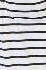 Striped Open Front Longline Cardigan