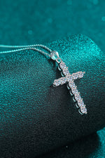 Moissanite Cross Pendant Chain Necklace ALLOW 5-12 BUSINESS DAYS FOR SHIPPING