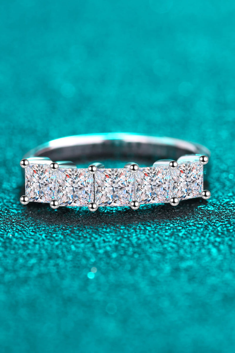 Romantic Surprise 2 Carat Moissanite Rhodium-Plated Ring ALLOW 5-12 BUSINESS DAYS FOR SHIPPING