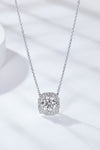 1 Carat Moissanite Flower Shape Pendant Chain Necklace(PLEASE ALLOW 5-14 DAYS FOR PROCESSING AND SHIPPING)