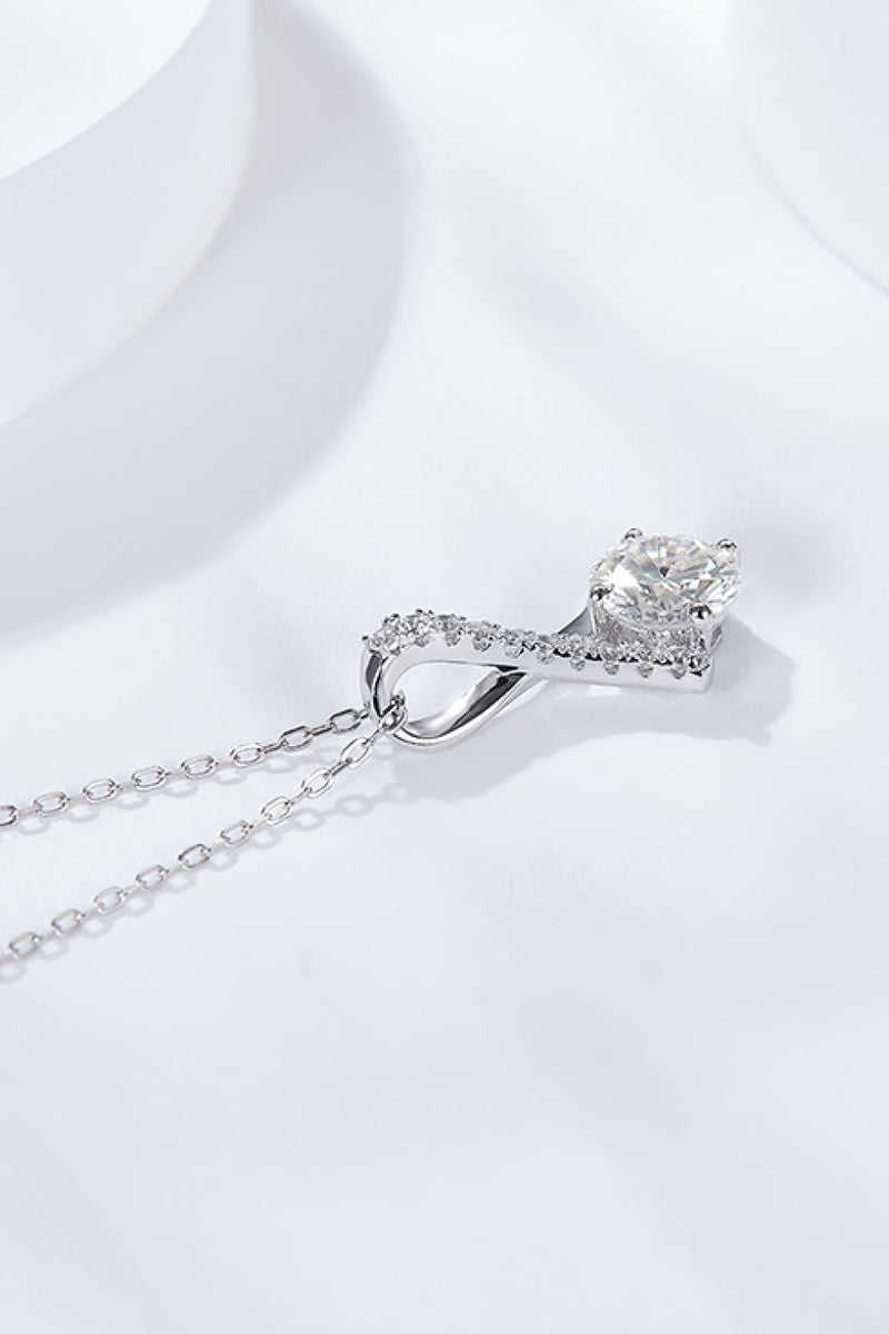 Special Occasion 1 Carat Moissanite Pendant Necklace(PLEASE ALLOW 5-14 DAYS FOR PROCESSING AND SHIPPING)