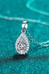 Moissanite Teardrop Pendant Necklace ALLOW 5-12 BUSINESS DAYS FOR SHIPPING