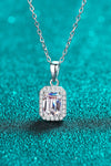 Square Moissanite Pendant Chain Necklace ALLOW 5-12 BUSINESS DAYS FOR SHIPPING