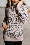 Leopard Print Long Sleeve Hoodie