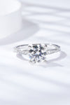 1.5 Carat Moissanite Side Stone Ring(PLEASE ALLOW 5-14 DAYS FOR PROCESSING AND SHIPPING)