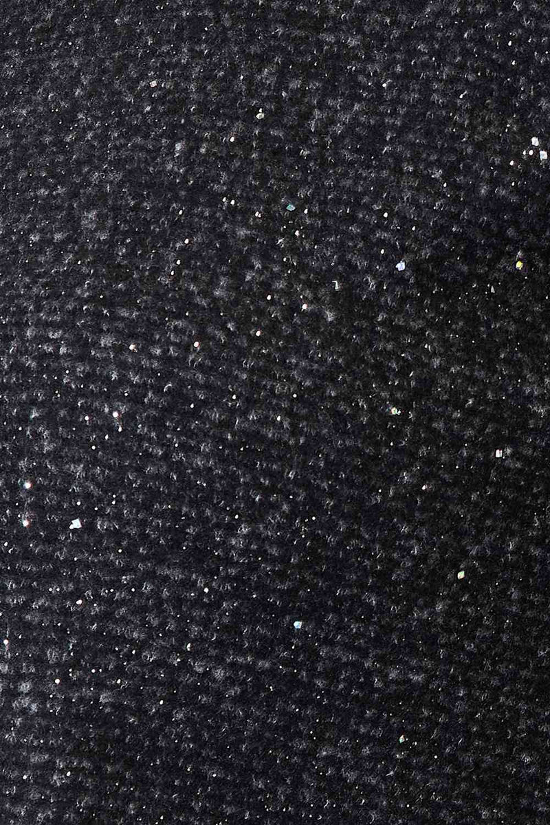 Full Size Boat Neck Glitter Long Sleeve Top