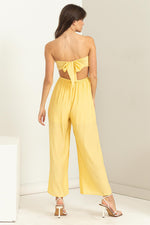 Promise You Strapless Wide Leg Jumpsuit