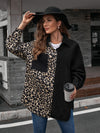 Collared Neck Contrast Color Dropped Shoulder Shirt (PLEASE ALLOW 7-15 DAYS FOR SHIPPING AND PROCESSING)