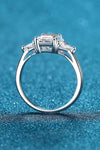 3 Carat Moissanite 925 Sterling Silver Rhodium-Plated Ring (ALLOW 5-15 DAYS FOR PROCESSING AND SHIPPING)