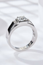 From The Heart 1 Carat Moissanite Ring(PLEASE ALLOW 5-14 DAYS FOR PROCESSING AND SHIPPING)