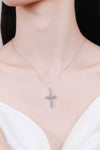 Moissanite Cross Pendant Chain Necklace ALLOW 5-12 BUSINESS DAYS FOR SHIPPING