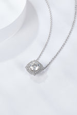 1 Carat Moissanite Flower Shape Pendant Chain Necklace(PLEASE ALLOW 5-14 DAYS FOR PROCESSING AND SHIPPING)