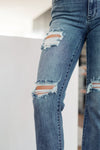 Judy Blue Destroyed Straight Jeans