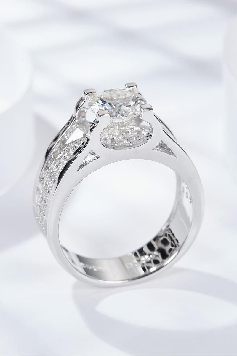 Made To Shine 1 Carat Moissanite Ring(PLEASE ALLOW 5-14 DAYS FOR PROCESSING AND SHIPPING)