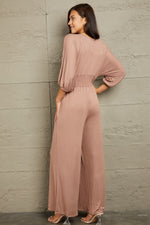 Smocking Waist Jumpsuit