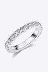 2.3 Carat Moissanite 925 Sterling Silver Eternity Ring(PLEASE ALLOW 7-14 BUSINESS DAYS FOR PROCESSING AND SHIPPING)