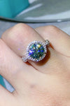 2 Carat Moissanite Emerald Green Ring ALLOW 5-12 BUSINESS DAYS FOR SHIPPING
