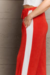 Keep It Casual Full Size Color Block Stripe Long Pants