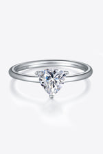 1 Carat Moissanite 925 Sterling Silver Solitaire Ring(PLEASE ALLOW 7-15 DAYS FOR ORDERING AND PROCESSING)