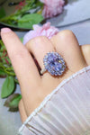 8 Carat Oval Moissanite Ring ALLOW 5-12 BUSINESS DAYS FOR SHIPPING