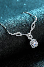 Right On Trend Moissanite Pendant Necklace ALLOW 5-12 BUSINESS DAYS FOR SHIPPING
