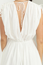 Daydreamer Ruched Surplice Romper