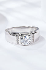 From The Heart 1 Carat Moissanite Ring(PLEASE ALLOW 5-14 DAYS FOR PROCESSING AND SHIPPING)