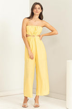 Promise You Strapless Wide Leg Jumpsuit