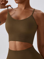 Lace-Up Cropped Tank Top