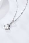 Special Occasion 1 Carat Moissanite Pendant Necklace(PLEASE ALLOW 5-14 DAYS FOR PROCESSING AND SHIPPING)