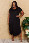 Love On Me Full Size Solid Maxi Dress