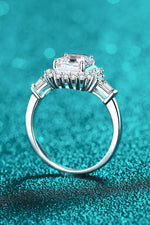 So Much Shine 2 Carat Moissanite Sterling Silver Ring ALLOW 5-12 BUSINESS DAYS FOR SHIPPING