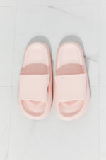 Arms Around Me Open Toe Slide in Pink