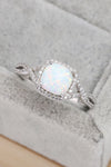 Opal Contrast Crisscross Ring(PLEASE ALLOW 5-14 DAYS FOR PROCESSING AND SHIPPING)
