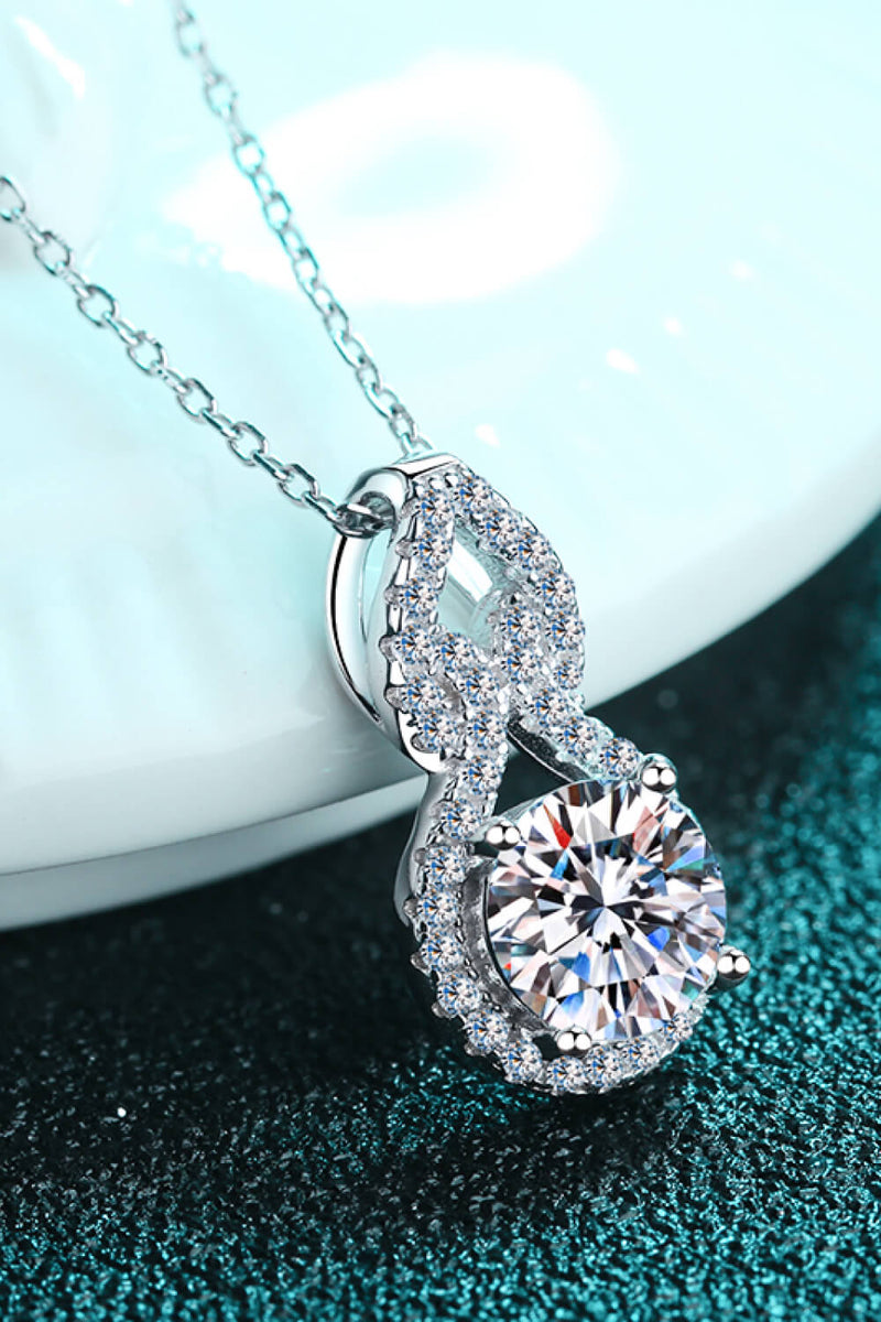 1 Carat Moissanite Pendant Necklace ALLOW 5-12 BUSINESS DAYS FOR SHIPPING