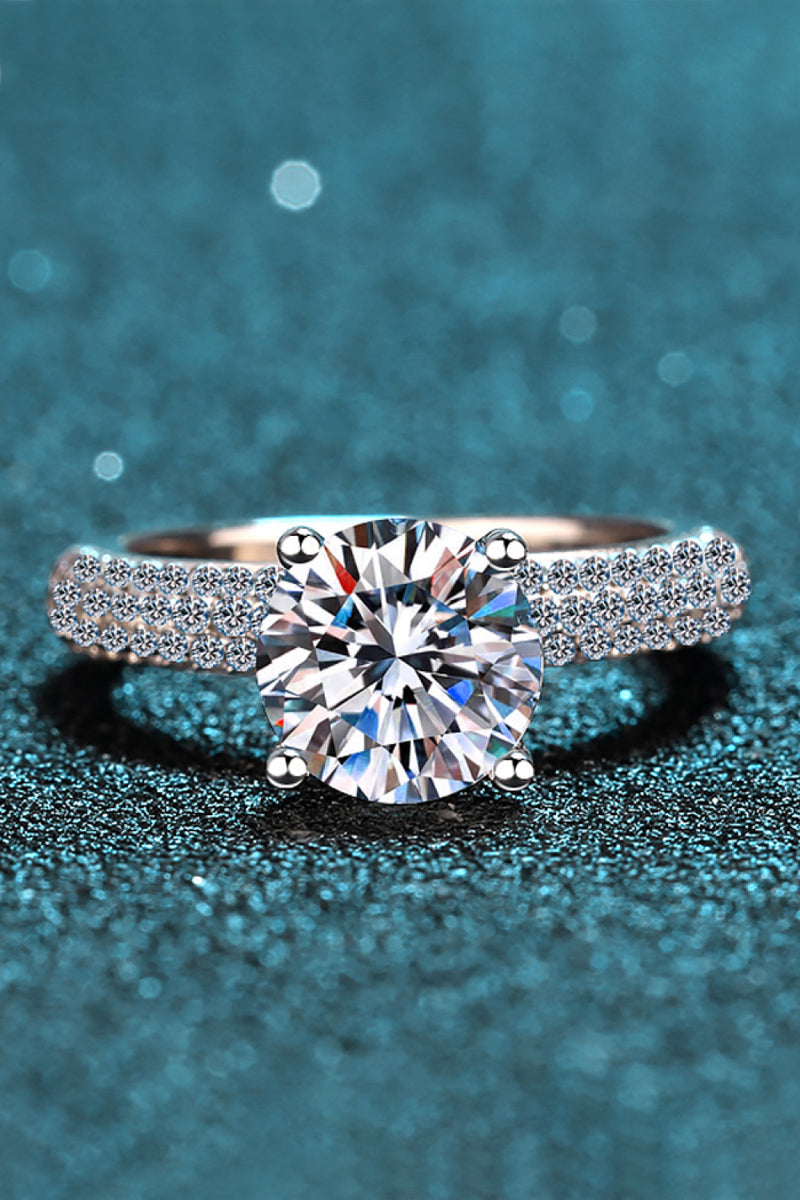 Moissanite Heart Rings ALLOW 5-12 BUSINESS DAYS FOR SHIPPING