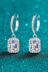 Moissanite 925 Sterling Silver Drop Earrings ALLOW 5-12 BUSINESS DAYS FOR SHIPPING
