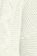 Open Front Cable-Knit Cardigan