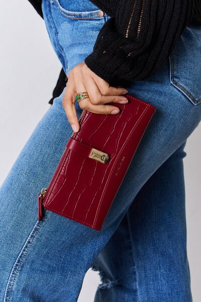 Texture PU Leather Wallet