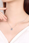 Moissanite Lock Pendant Necklace ALLOW 5-12 BUSINESS DAYS FOR SHIPPING