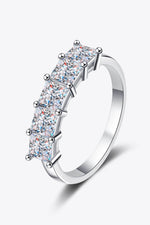 Romantic Surprise 2 Carat Moissanite Rhodium-Plated Ring ALLOW 5-12 BUSINESS DAYS FOR SHIPPING