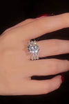 3 Carat Moissanite Three-Layer Ring ALLOW 5-12 BUSINESS DAYS FOR SHIPPING